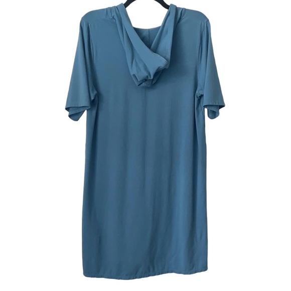 Cuddl Duds Hoodie Dress Womens Large Pockets Cotton Core Lounger Home Errands - Picture 3 of 9